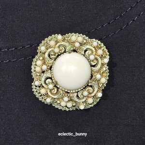 Vintage Florenza Victorian Revival Brooch from Dan Kasoff's early Florenza era